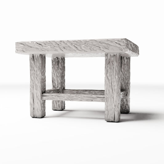 Diorama Modellbau Produktfoto 0: Diorama Möbel: Rustikaler Miniaturstuhl aus Holz (Ref. 1493D)