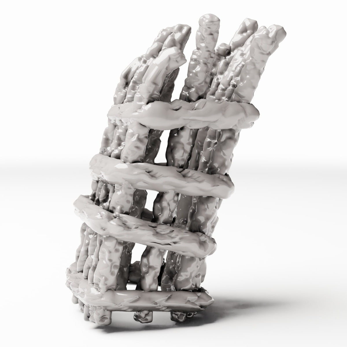 Foto prodotto per diorami e modellismo 3: Edificio per diorama: colonna di sostegno danneggiata per rifugio da campo (Ref. 1652D)