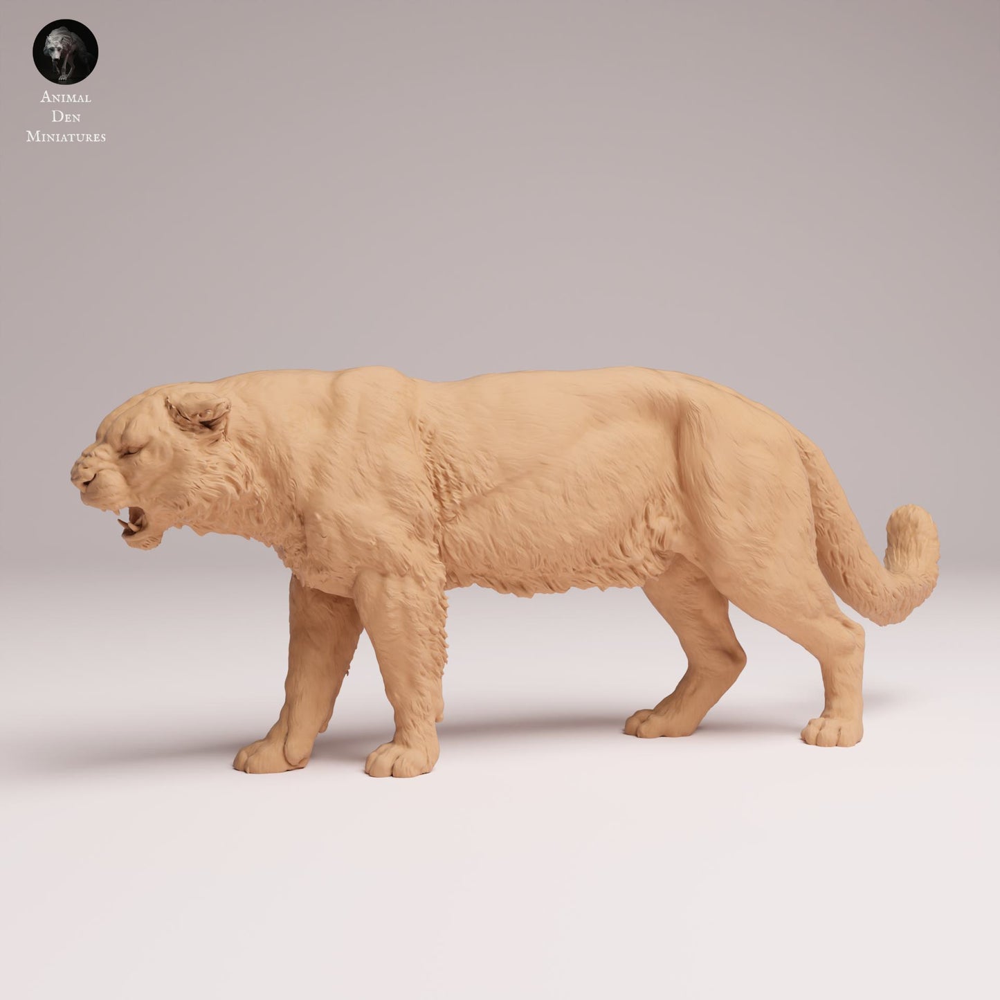 Produktfoto Tier Figur Diorama, Modellbau: 0: Wildtier Figur: Amur Leopard – brüllend (Ref 25_07_04)