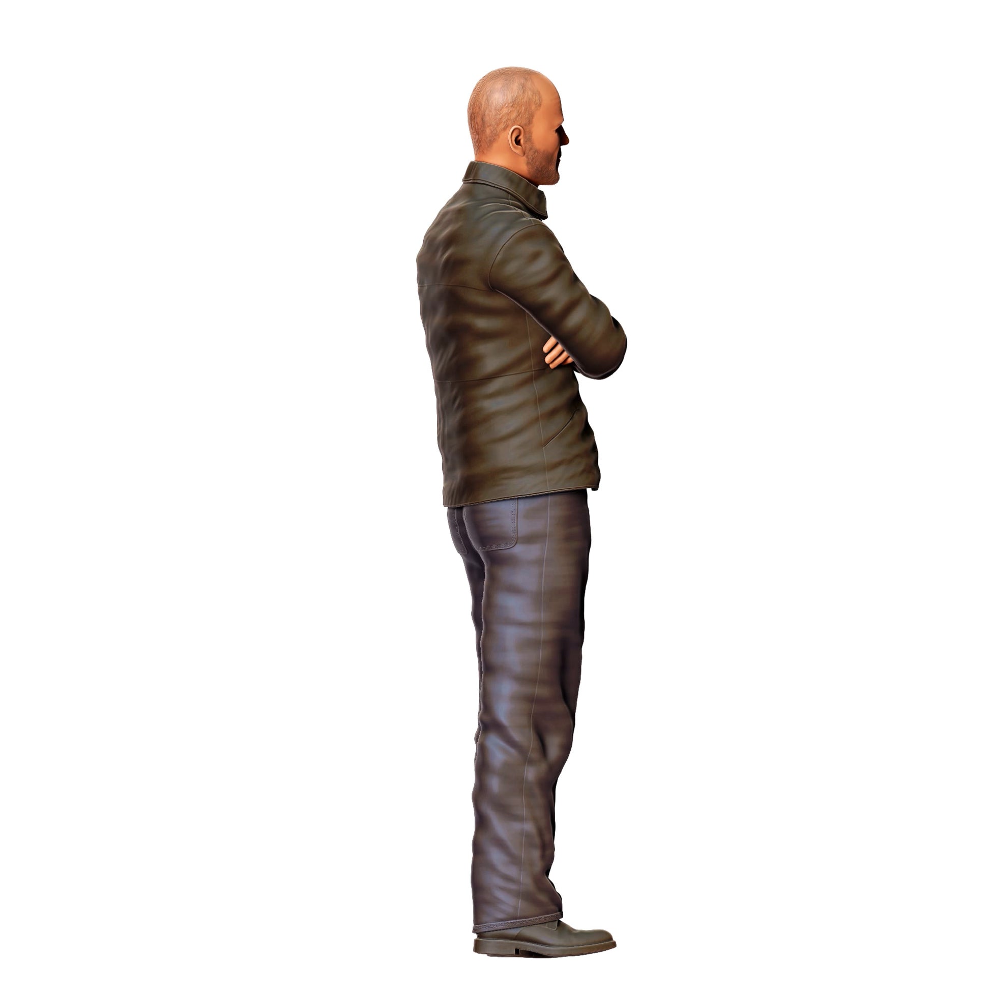 3DP Miniatures 2: Stehende Figur: Mann mit verschränkten Armen (Ref. Nr. 473)