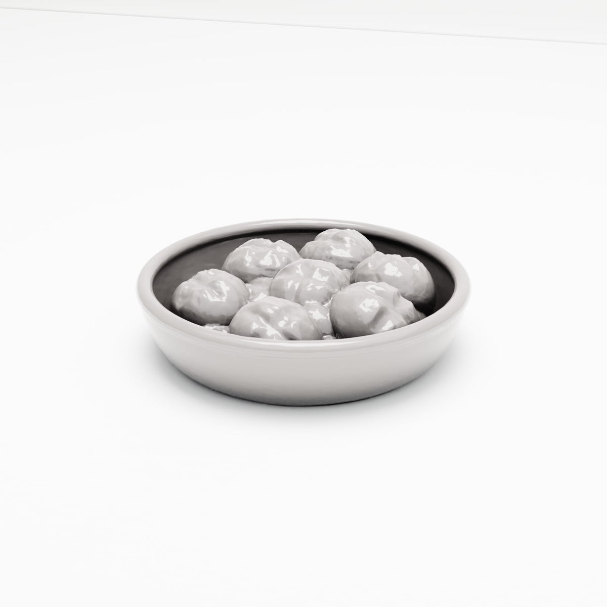 MyPortal 203 0: Diorama Cozinha e Mesa: tigela de cerâmica com pão (Ref. 203D)