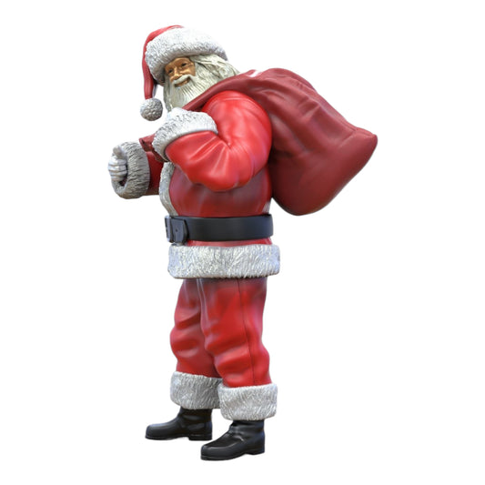 Produktfoto  0: Weihnachtsmann mit Sack voller Geschenke: Santa Claus an Weihnachten