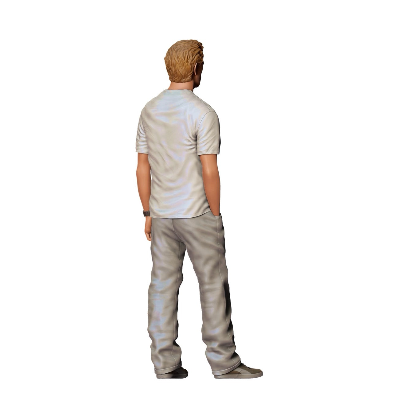 Mann mit Hemd und Jeans (Ref Nr. 282)