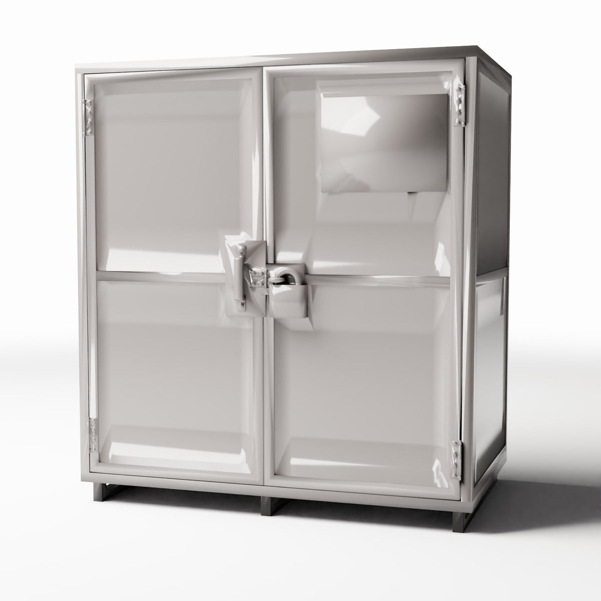 Zdjęcie produktu do modelarstwa dioramowego 0: Diorama wojskowa: duża szafa na broń z zamkniętymi drzwiami (Ref. 294D)