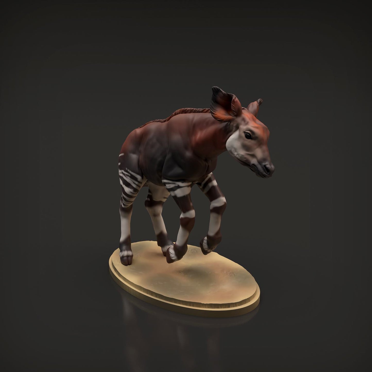 Produktfoto Tier Figur Diorama, Modellbau: 0: Savannen Tier Figur: Okapi Kalb (Ref 01_01_52)