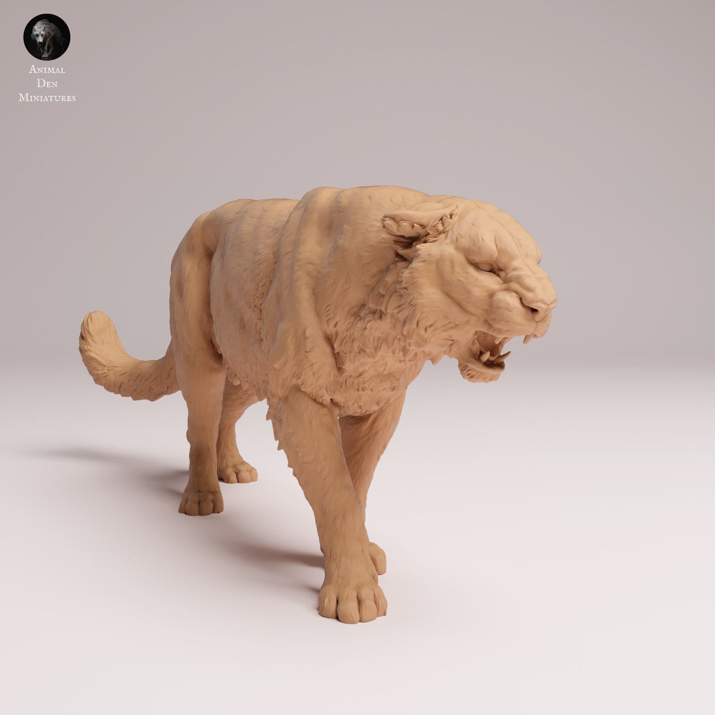 Produktfoto Tier Figur Diorama, Modellbau: 0: Wildtier Figur: Amur Leopard – brüllend (Ref 25_07_04)