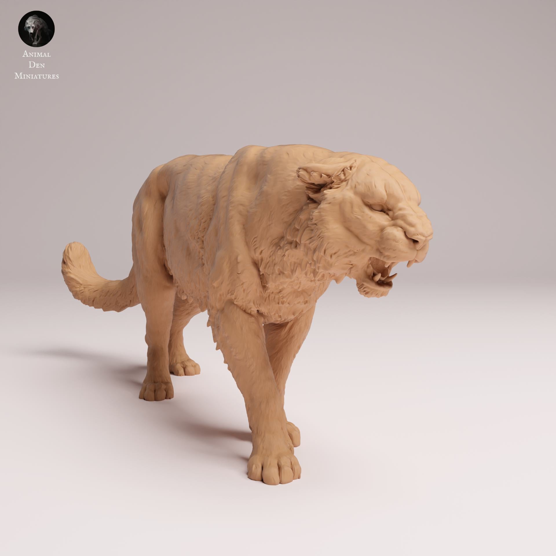 Produktfoto Tier Figur Diorama, Modellbau: 0: Wildtier Figur: Amur Leopard – brüllend (Ref 25_07_04)