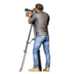 3DP Miniatures 3: Stehende Figur: Kameramann mit Videokamera auf Dreibein-Stativ (Ref. Nr. 513)