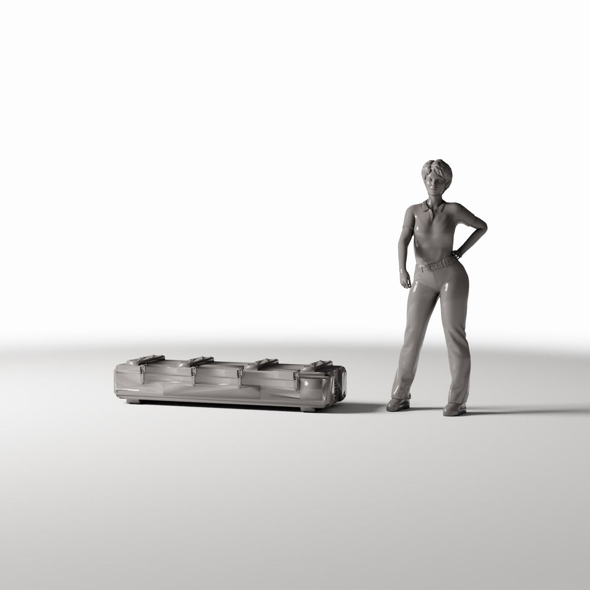 Zdjęcie produktu do modelarstwa dioramowego 1: Diorama - magazynowanie i transport: wojskowa skrzynia transportowa typu C (Ref. 325D)
