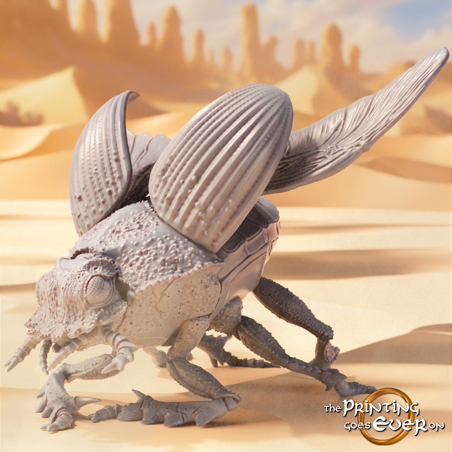 Produktfoto Tabletop 28mm The Printing Goes Ever On (TPGEO)  0: Wüsten Skarabäus: Fliegendes Riesen Insekt - Tiere und Monster aus der Wüste