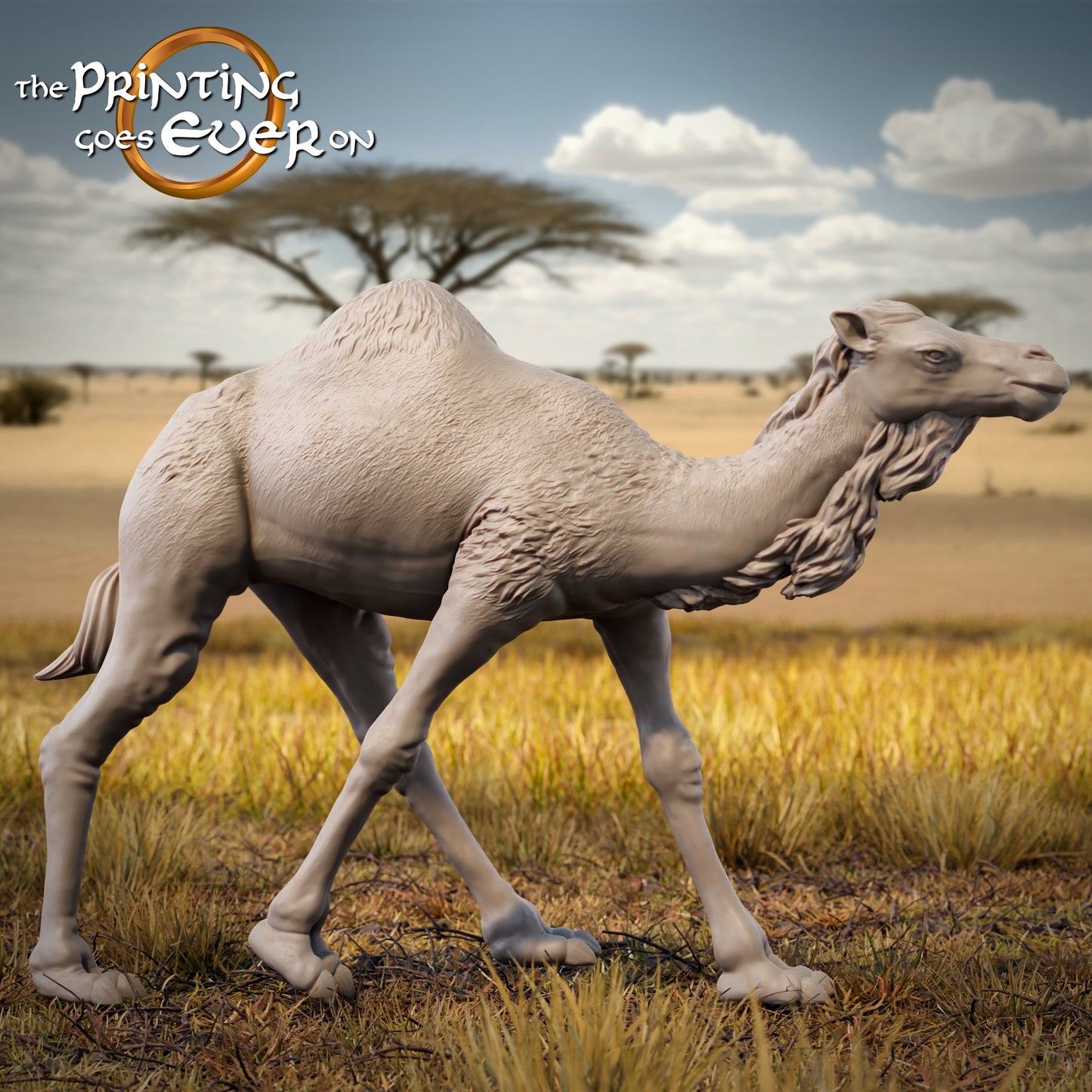 Produktfoto Tabletop 28mm The Printing Goes Ever On (TPGEO)  0: Kamel: Treues Nutztier aus der Wüste