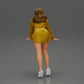 Diorama Modellismo foto prodotto 2: Diorama-miniatura: Donna in camicia lunga, posa dinamica in avanti sulle punte dei piedi (Ref Nr. A121)