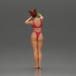 Diorama Modelismo Foto de Produto 3: Miniatura de Diorama: Mulher de Bikini a fazer Selfie na Praia, figura em pé (Ref Nr. A69)