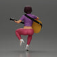 Diorama Modellismo foto prodotto 3: Miniatura: Donna con capelli corti suona chitarra acustica collana, sandali a cinturino (Ref Nr. A128)