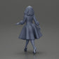 Diorama Modellbau Produktfoto 9: Diorama Figur: Miniaturfigur Frau im roten Kleid mit Pelzbesatz in schrittender Pose - Diorama (Ref Nr. A117)