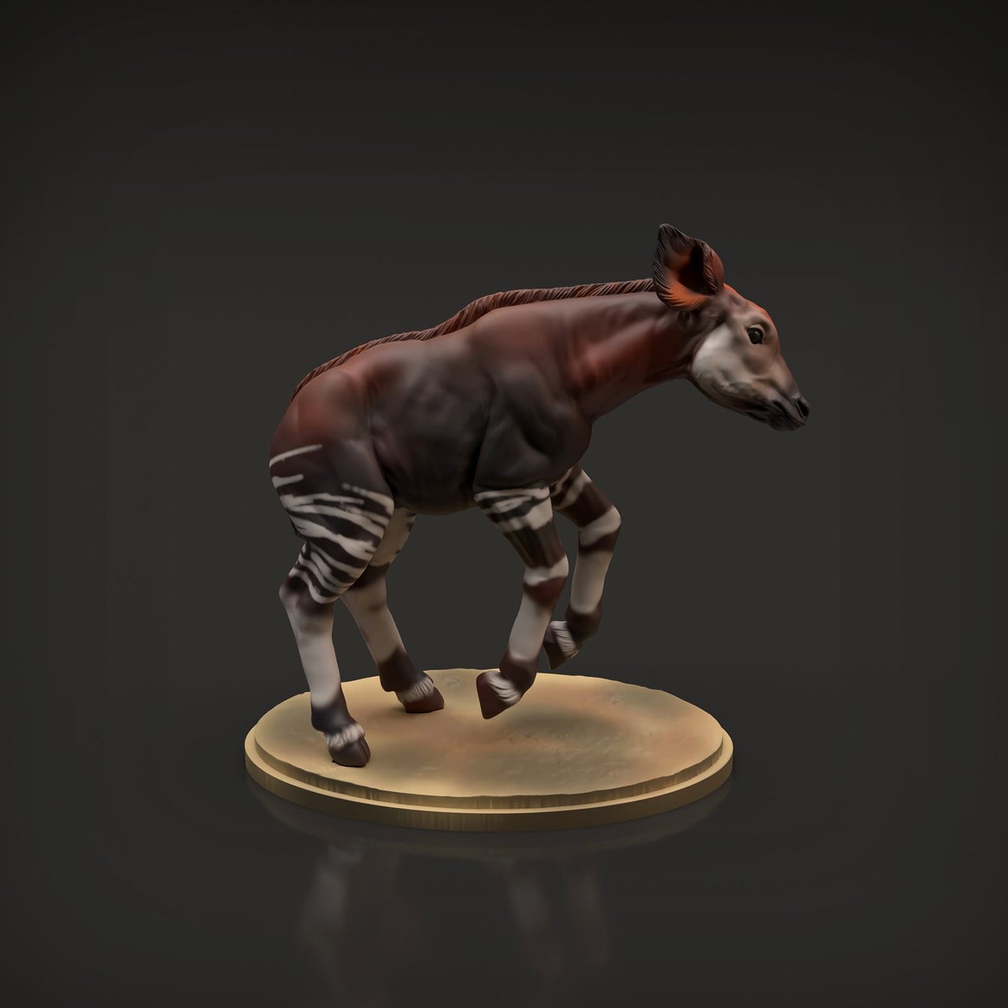Produktfoto Tier Figur Diorama, Modellbau: 0: Savannen Tier Figur: Okapi Kalb (Ref 01_01_52)