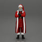 Diorama modellismo foto prodotto 0: miniatura Babbo Natale, in piedi con le braccia incrociate per diorama (Ref Nr. A51)