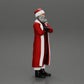 Modello diorama foto prodotto 1: miniatura Babbo Natale, in piedi con le braccia incrociate per diorama (Rif. Nr. A51)