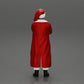 Modello diorama fotografia prodotto 3: miniatura Babbo Natale, in piedi con le braccia incrociate per diorama (Rif. Nr. A51)