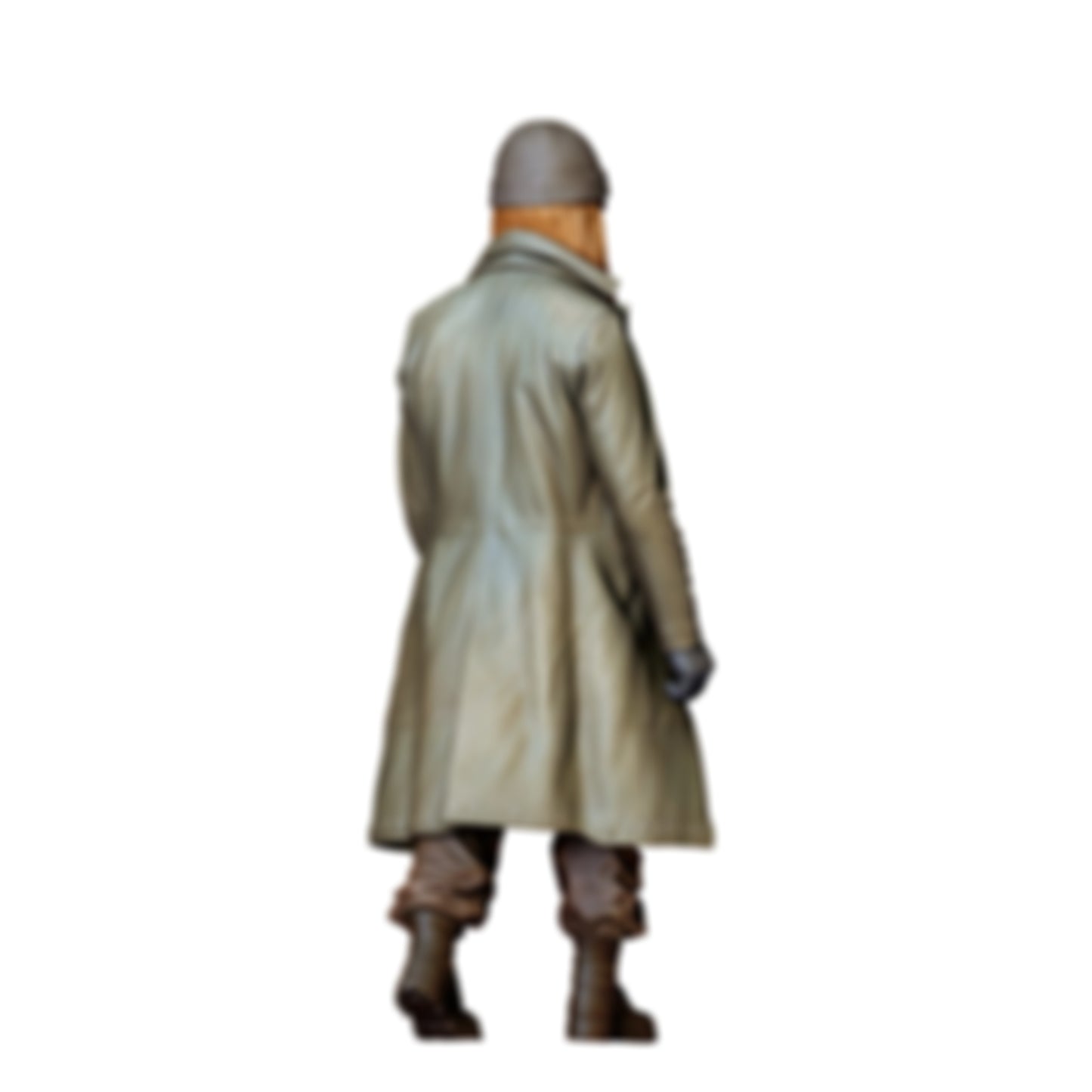 3DP Miniatures 1: Στάσιμη φιγούρα: Άνδρας με μακρύ παλτό, καπέλο, γάντια & μπότες (Ref. Nr. 494)