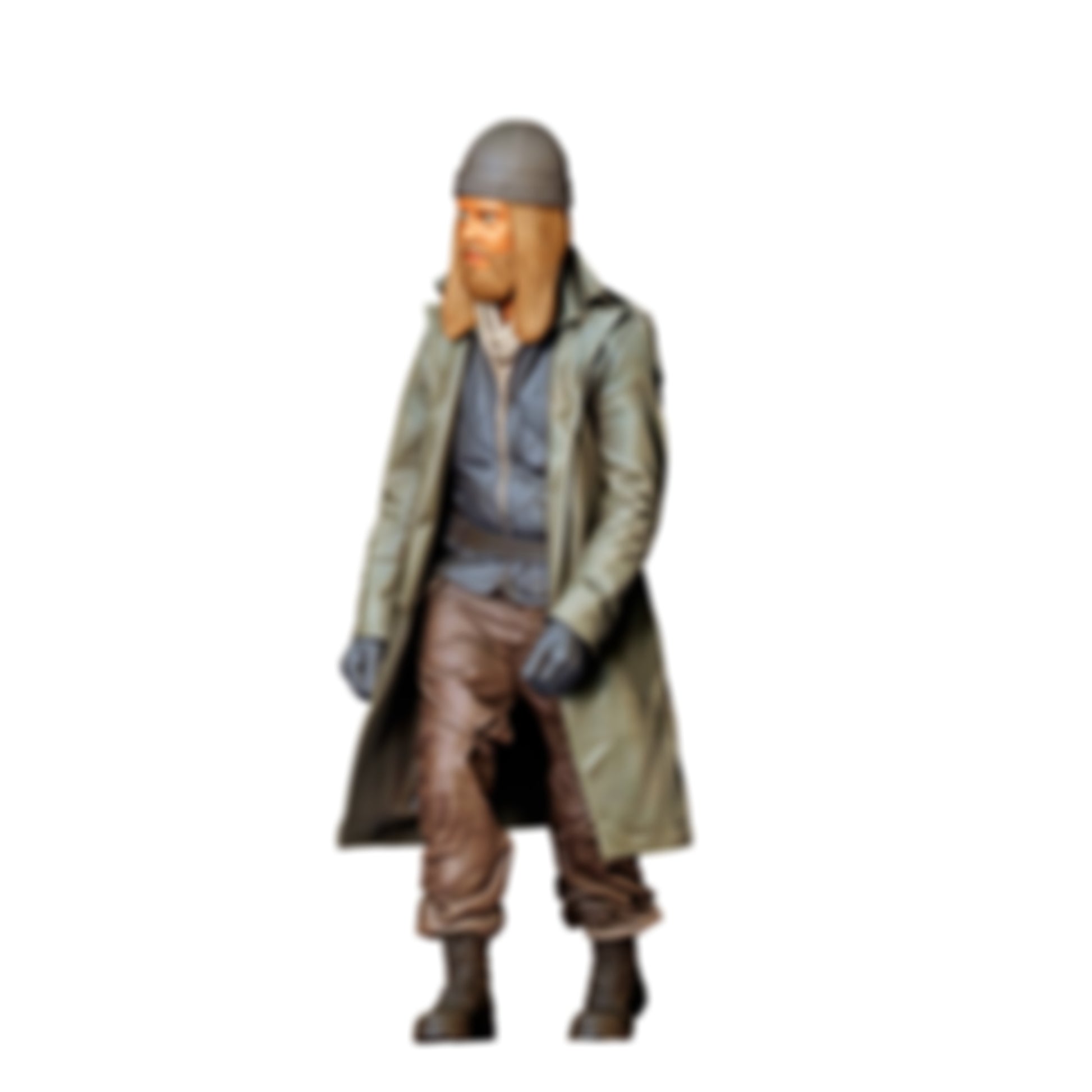3DP Miniatures 3: Στάσιμη φιγούρα: Άνδρας με μακρύ παλτό, καπέλο, γάντια & μπότες (Ref. Nr. 494)