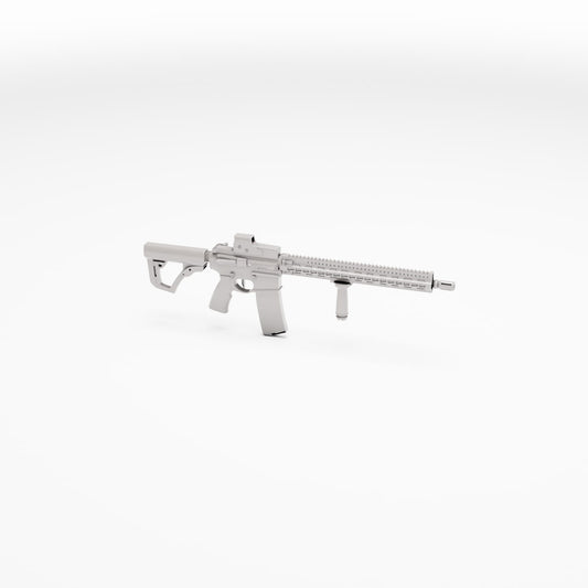 Foto de produto de modelismo de diorama 0: Armas para diorama: espingarda de assalto moderna com mira óptica (Ref. 413D)