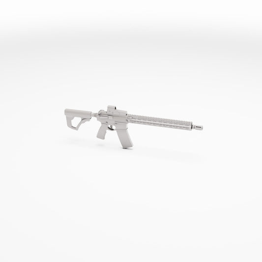 Fotografia de produto de modelismo de diorama 0: Armas para diorama: espingarda de assalto moderna (Ref. 420D)