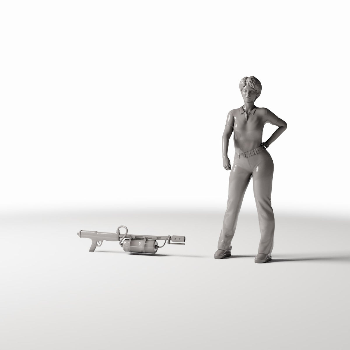 Diorama Modellbau Produktfoto 1: Diorama Waffen: Militärischer Flammenwerfer (Ref. 422D)