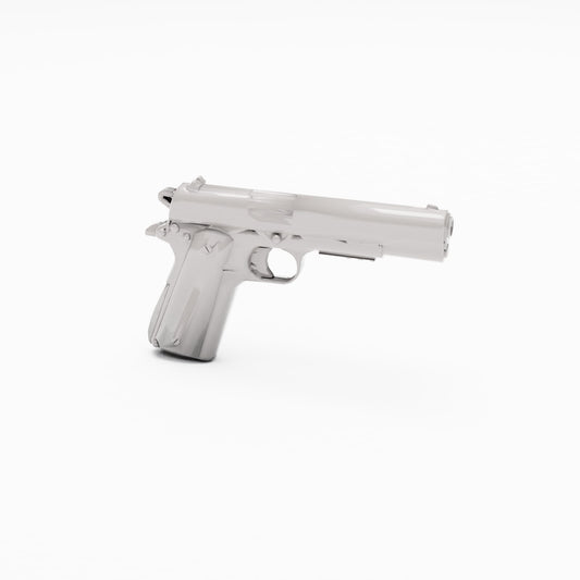 Foto de produto de modelismo de diorama 0: Armas para diorama: arma de fogo de mão com placas de empunhadura (Ref. 424D)