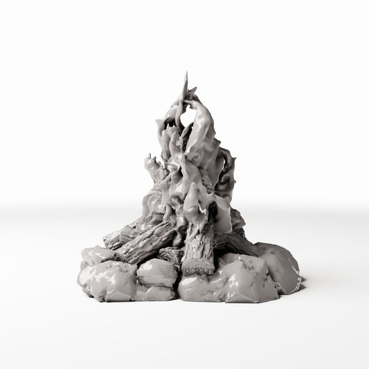 Diorama Modellbau Produktfoto 0: Diorama Gelände: Lagerfeuer mit Steinring (Ref. 429D)