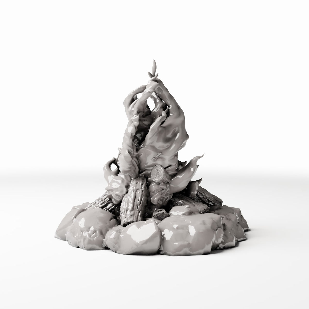 Diorama Modellbau Produktfoto 3: Diorama Gelände: Lagerfeuer mit Steinring (Ref. 429D)