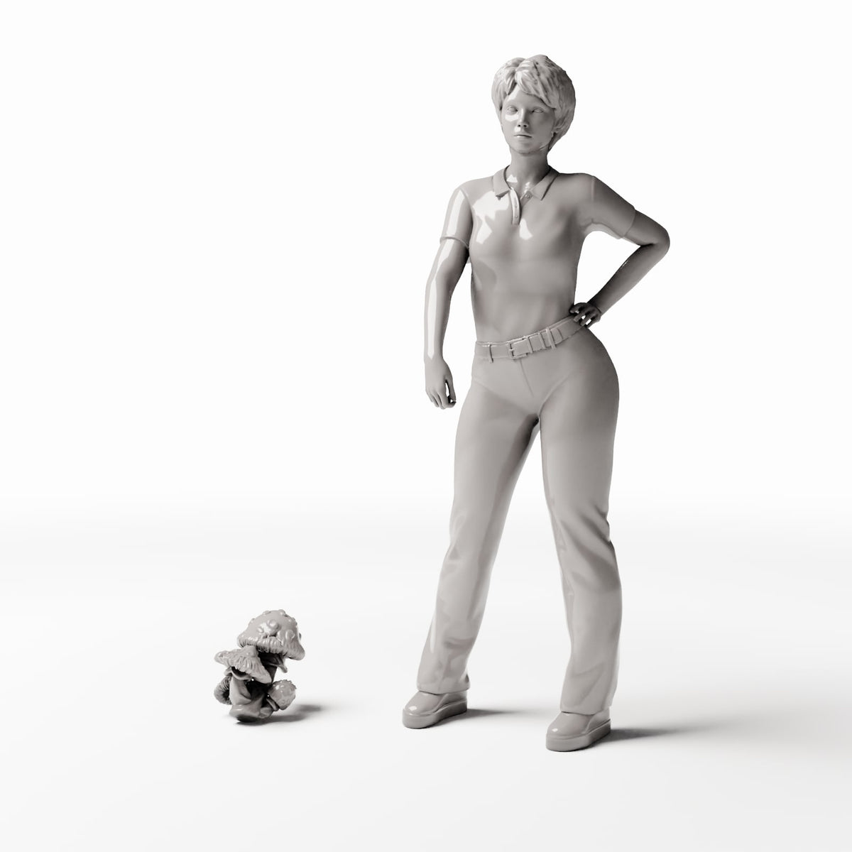 Produktová fotografie modelu diorámy 1: Rostliny do diorámy: skvrnitá skupina hub (Ref. 445D)