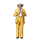 Diorama Modellbau Produktfoto 0: Älterer Mann im Anzug mit Cowboyhut – Figur mit Weste und Fliege (Ref. Nr. 402)