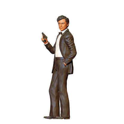 Diorama modelarski zdjęcie produktu 0: Tajny agent w garniturze z pistoletem E (Nr ref. 370)