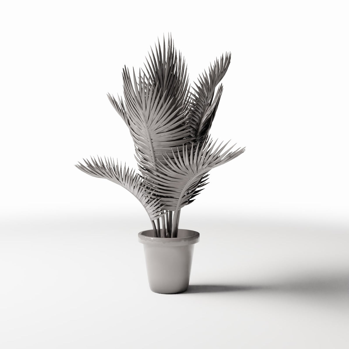 Foto de produto de modelismo de diorama 0: Plantas para diorama: palmeira-sagu em vaso (Ref. 502D)
