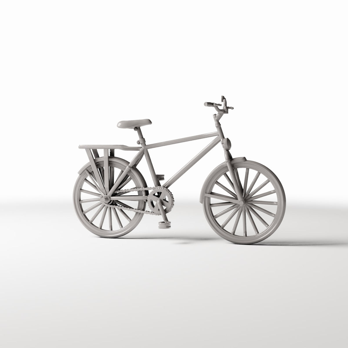 Foto prodotto per diorami e modellismo 0: Diorama stradale: bicicletta con sedile posteriore (Ref. 604D)