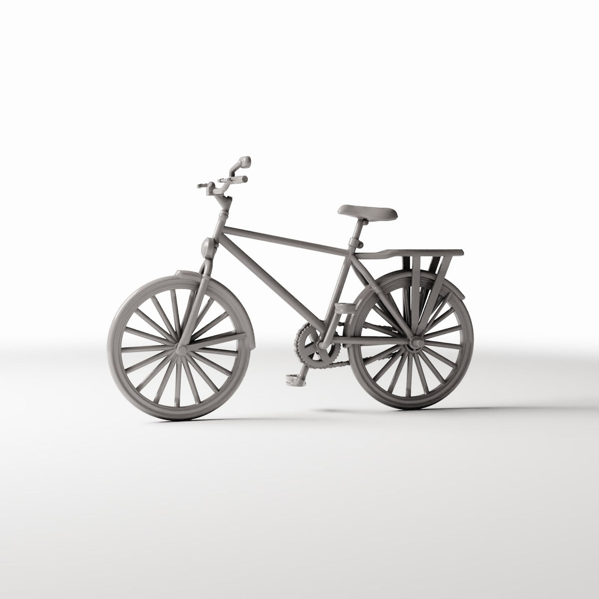 Foto prodotto per diorami e modellismo 3: Diorama stradale: bicicletta con sedile posteriore (Ref. 604D)