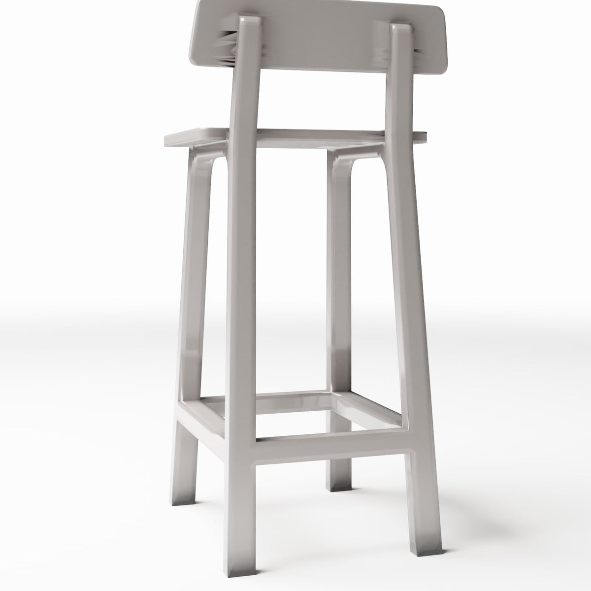 Foto prodotto per diorami e modellismo 3: Arredo per diorami: sgabello da bar con seduta quadrata (Ref. 656D)