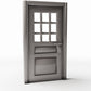 Diorama Modellbau Produktfoto 3: Diorama Gebäude: Klassische Eingangstür mit Fensterfeld (Ref. 710D)