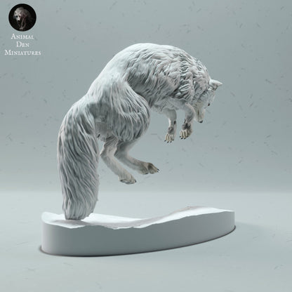 Produktfoto Tierfigur Animal Den Miniatures 2: Polar Tierfigur: Polarfuchs - springend (22_12_17)