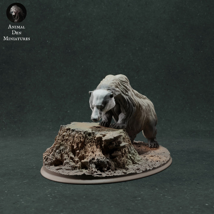 Produktfoto Tierfigur Animal Den Miniatures 1: Wildtier Tierfigur: Europäischer Dachs - schnüffelnd (22_11_09)