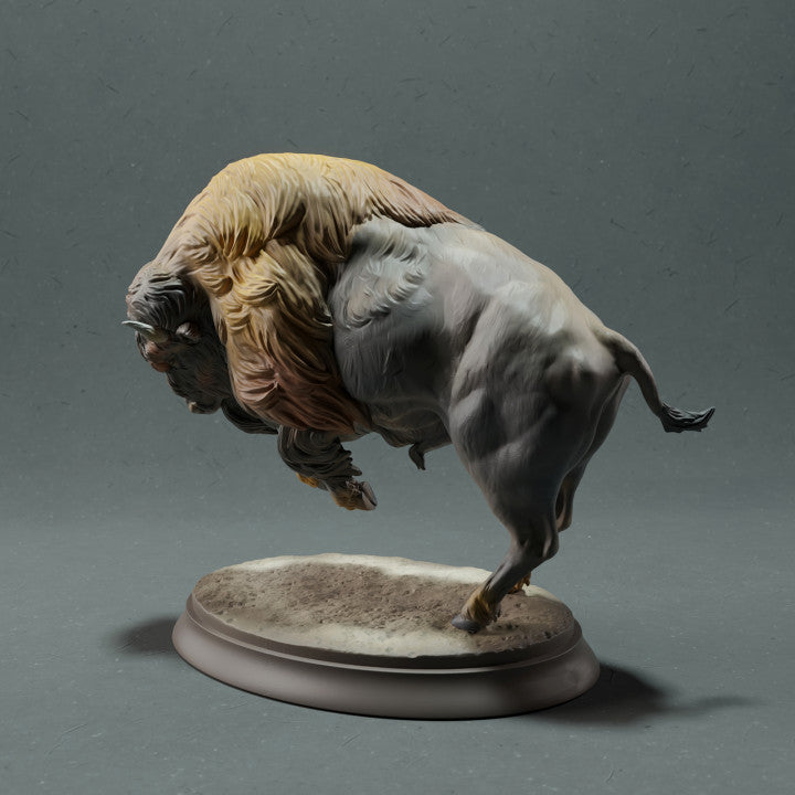 Produktfoto Tierfigur Animal Den Miniatures 2: Wildtier Tierfigur: Amerikanischer Bison - angreifend (22_10_14)