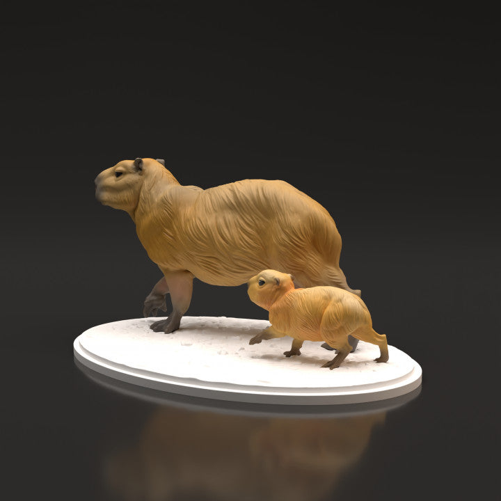 Produktfoto Tierfigur Animal Den Miniatures 1: Wildtier Tierfigur: Wasserschweine (22_06_05)