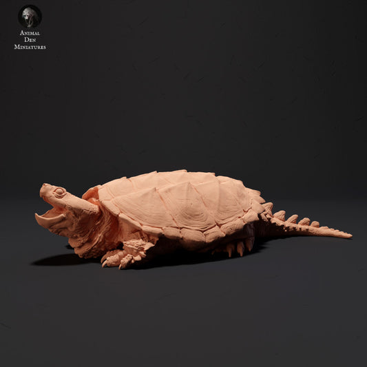 Produktfoto Tier Figur Diorama, Modellbau: 0: Schnappschildkröte aggressiv: Tiere des Nordens