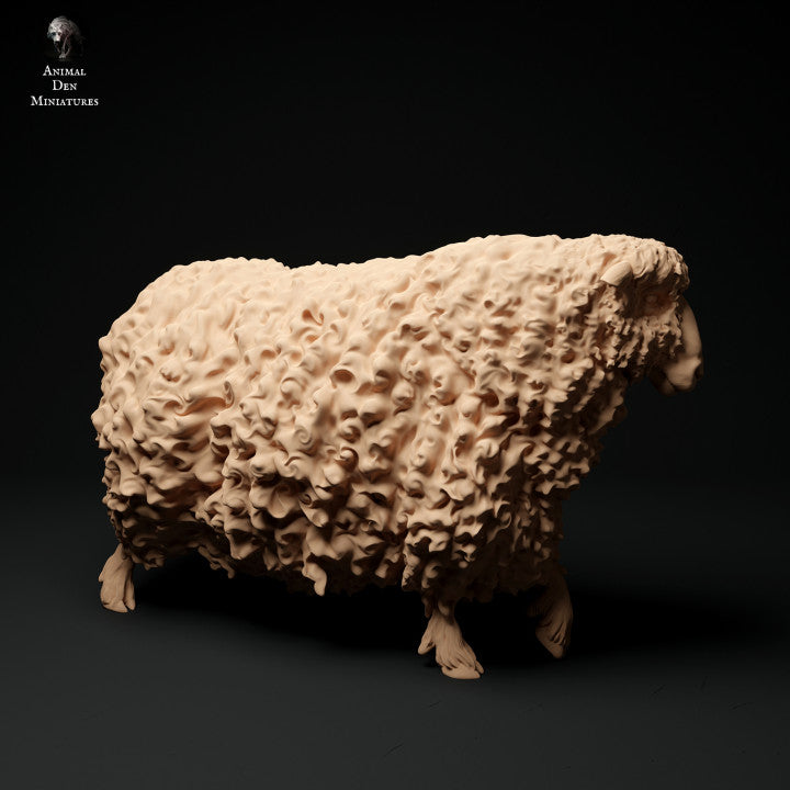 Produktfoto Tier Figur Diorama, Modellbau: 0: Bauernhof Tier Figuren: Schaf - gehendes Schaf 1