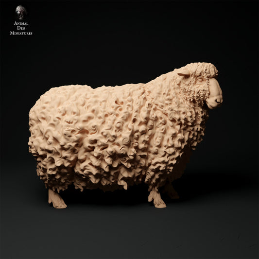 Produktfoto Tier Figur Diorama, Modellbau: 0: Bauernhof Tier Figuren: Schaf - stehendes Schaf 1