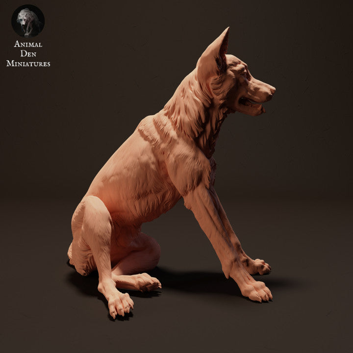Produktfoto Tierfigur Animal Den Miniatures 1: Wildtier Tierfigur: Dingo - sitzend (23_04_08)
