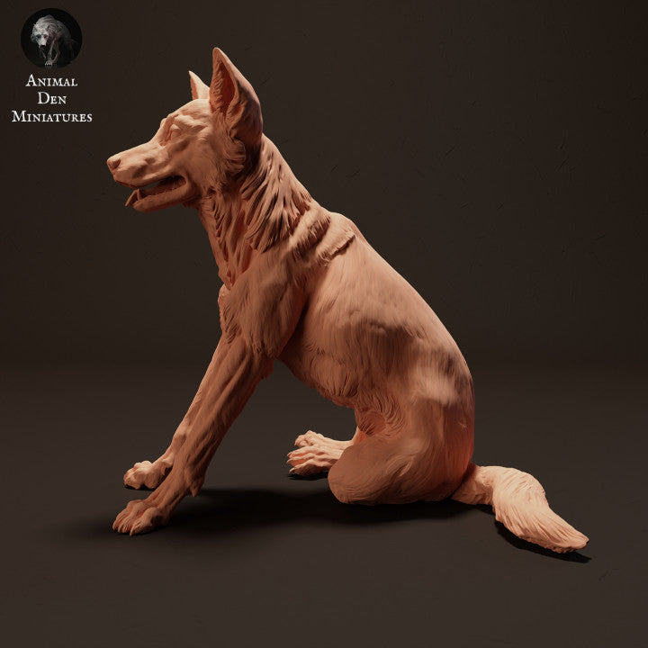 Produktfoto Tierfigur Animal Den Miniatures 2: Wildtier Tierfigur: Dingo - sitzend (23_04_08)