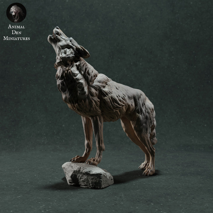 Produktfoto Tierfigur Animal Den Miniatures 3: Wildtier Tierfigur: Iberischer Wolf - heulend (22_11_12)