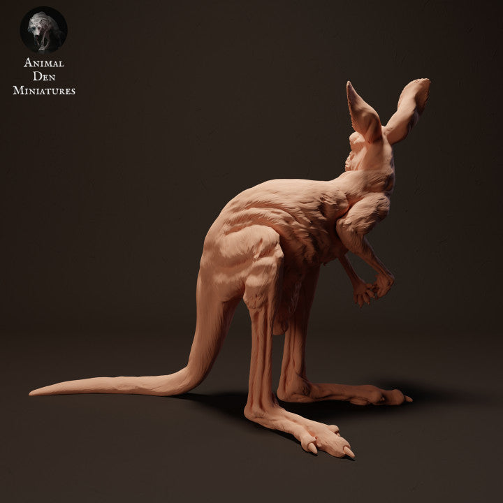 Produktfoto Tierfigur Animal Den Miniatures 1: Wildtier Tierfigur: Junges Rotes Riesenkänguru (23_04_05)